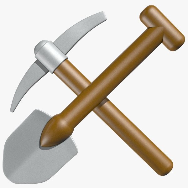 Кирка и лопата