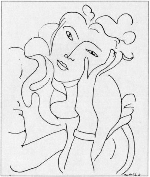 Анри Матисс рисунки Лидии Делекторской