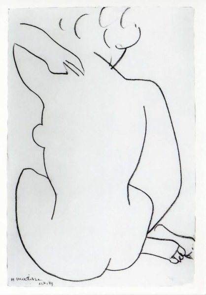 Анри Матисс зарисовки