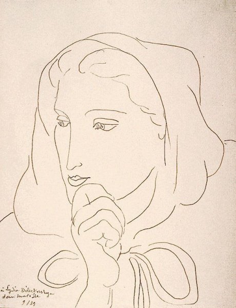 Анри Матисс Графика портрет