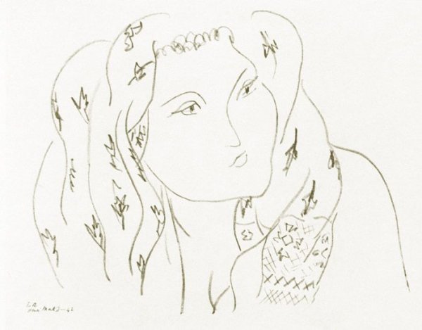 Анри Матисс зарисовки