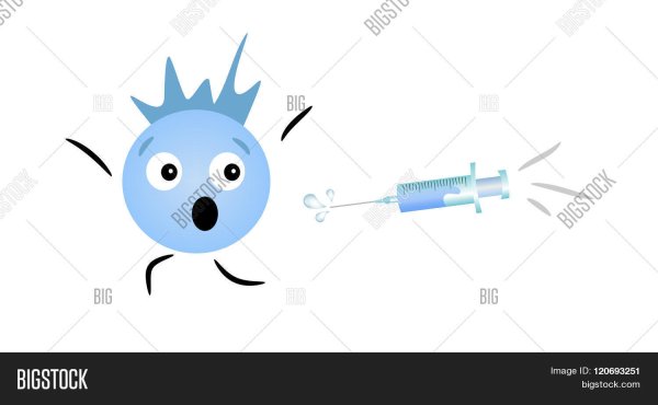 Иллюстрации вакцина и прививки