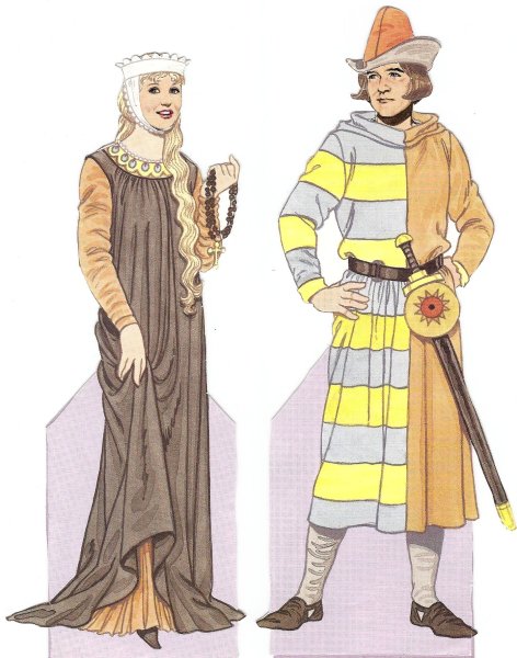 Раскраска средневековье