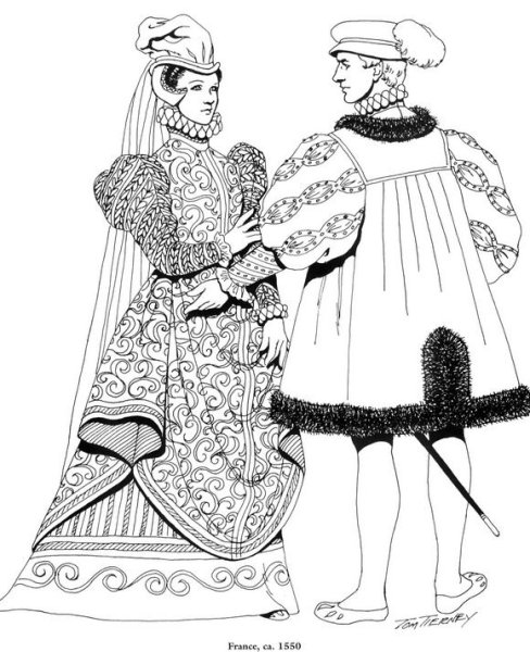 . Котт, сюрко, нарамник, блио