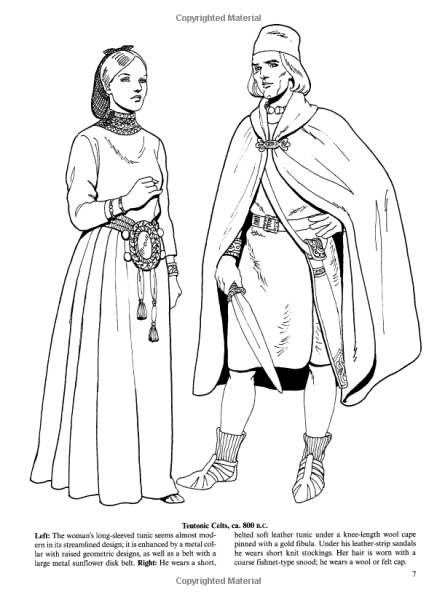 Одежда средневековья мужская рисунок