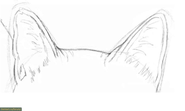 Ушки для рисования котов