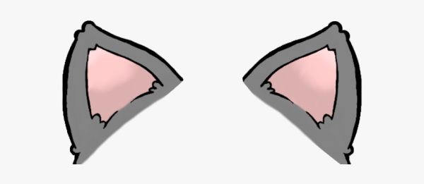 Кошачьи ушки стикер