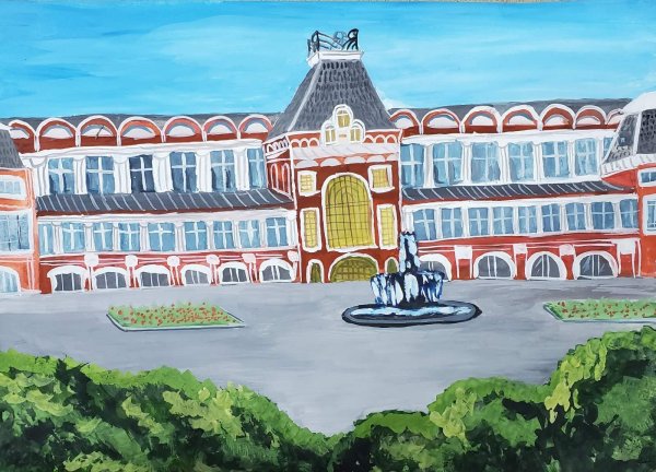 Ярмарка Нижний Новгород рисунок