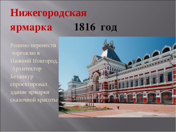 Нижегородская ярмарка Нижний Новгород проект