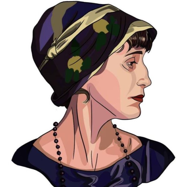 Анна Ахматова рисунок