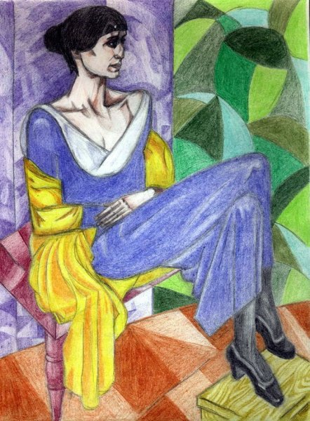 Анна Ахматова портрет