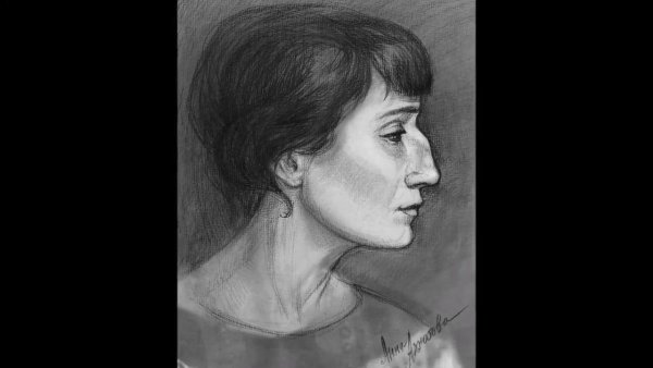 Сорин Савелий. Портрет Ахматовой