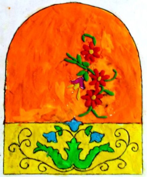 Татарский орнамент калфаки