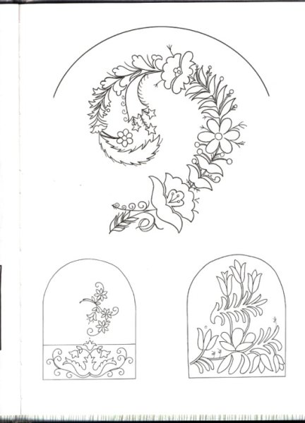 Татарский орнамент калфак