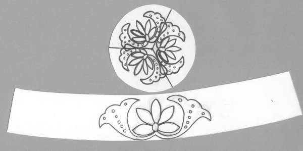 Татарские орнаменты для тюбетейки