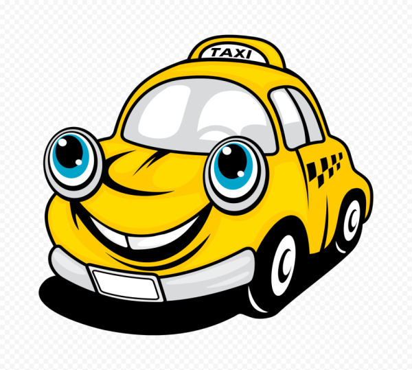 Мультяшная машинка такси