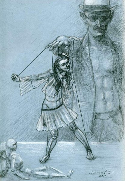 Кукловод карандашом