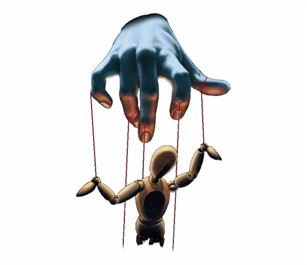 Рука с марионеткой