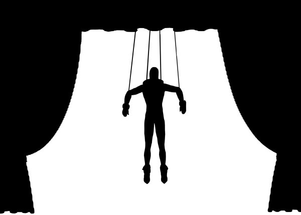 Кукловод силуэт