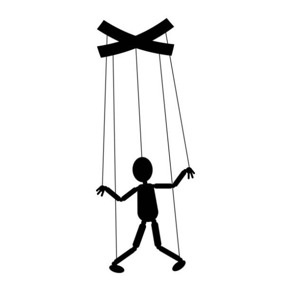 Манипуляция на белом фоне