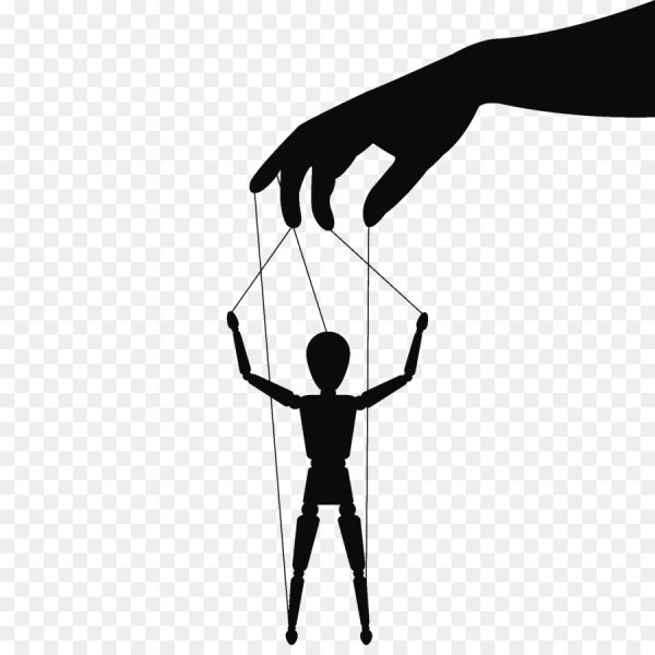 Человек на веревочках