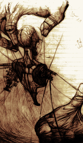 Человек марионетка арт