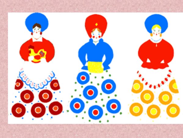 Филимоновская и Дымковская барышня