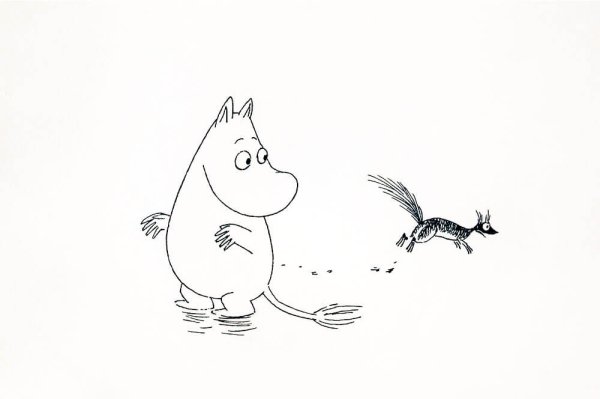 Мумитроль рисунки Туве Янссон