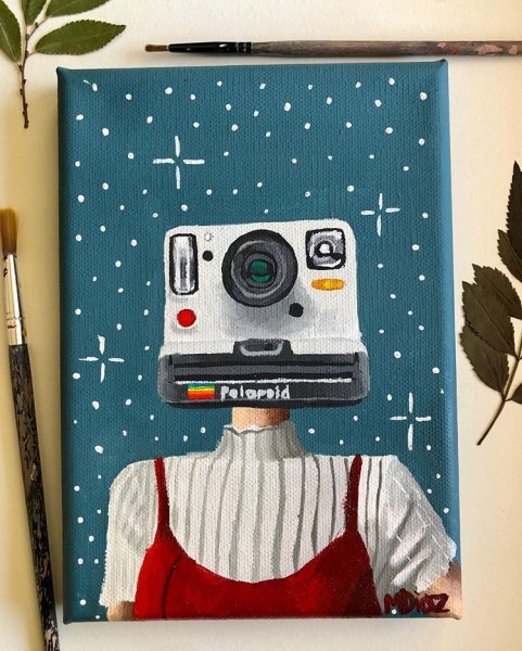 Пейзажи в стиле полароид