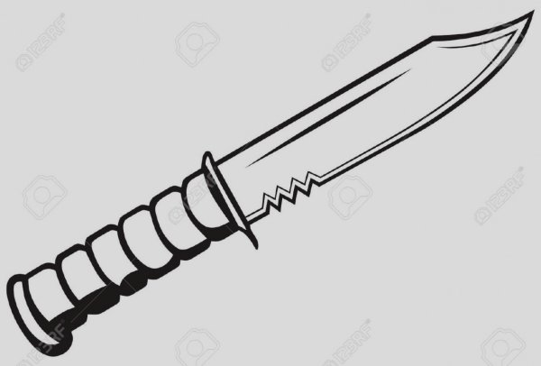 Штык нож м9 рисунок