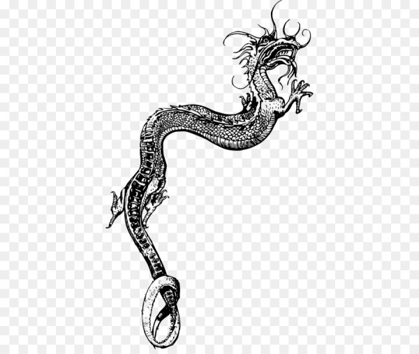 Китайский дракон длинный