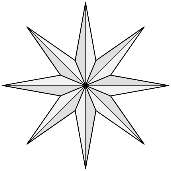 Восьмиконечная звезда Вифлеемская звезда