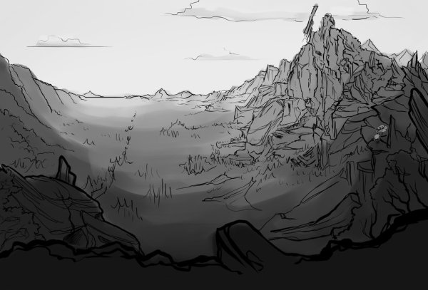 Скетч Долина