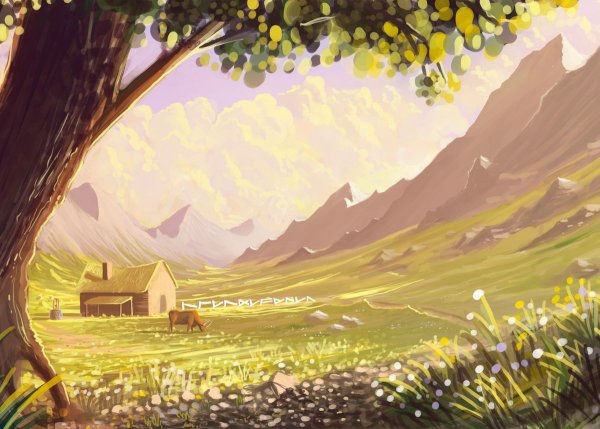 Долина иллюстрация