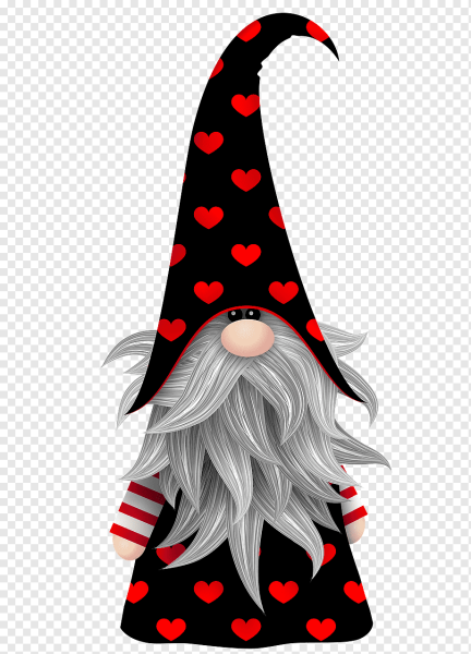 Скандинавский Гном черный