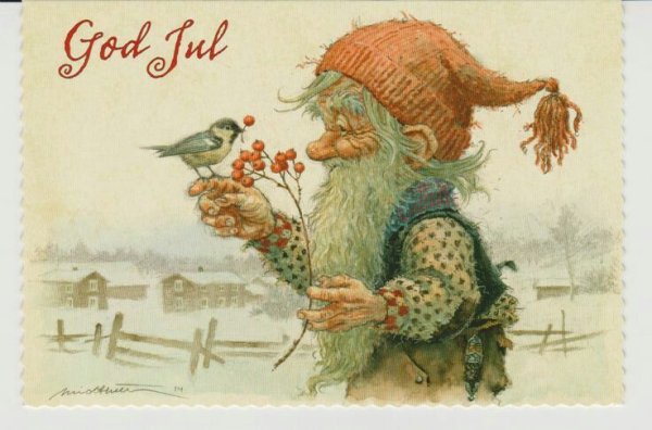 Скандинавские Гномы раскраска