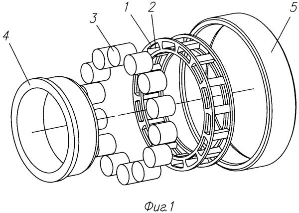 Подшипника с цилиндрическими роликами эскиз