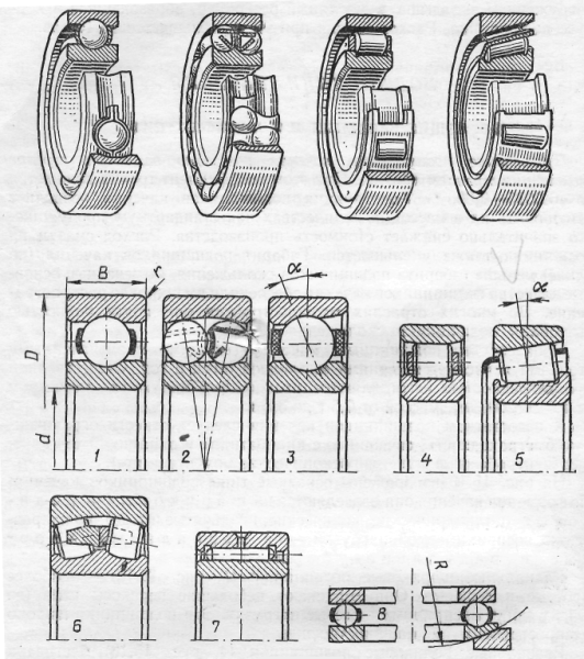 Подшипник нарисованный