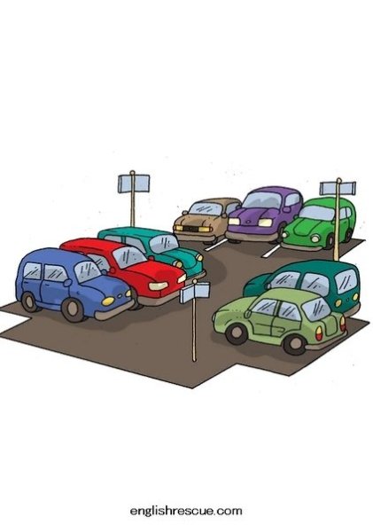 Парковка мультяшная