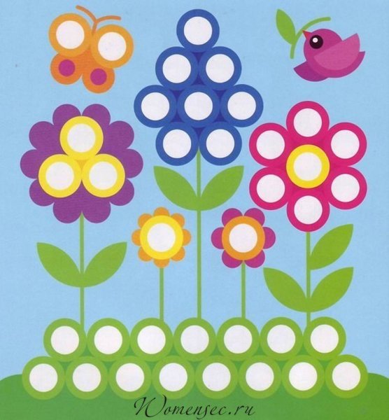 Раскраска пластилином для детей