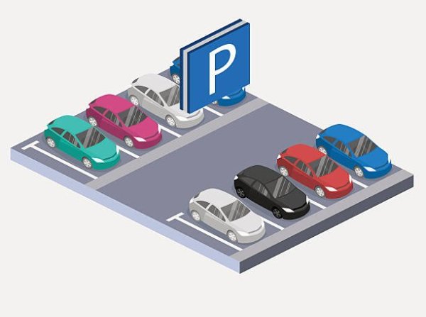 Парковка изометрия