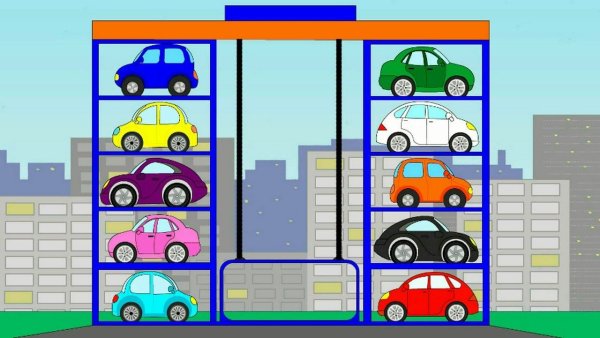 Парковка картинка для детей
