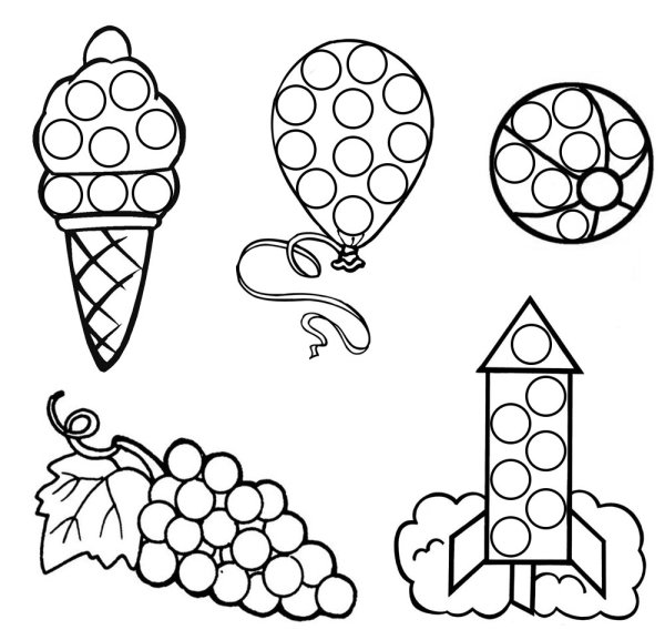 Трафареты для пальчиковых красок
