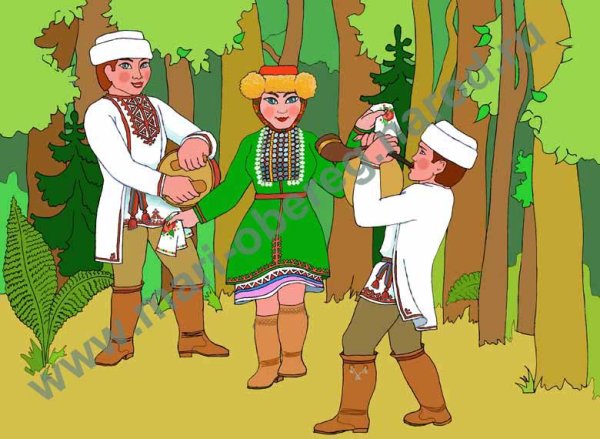 Марийский народ рисунок