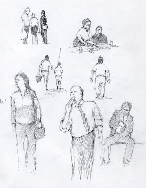 Зарисовки разных людей