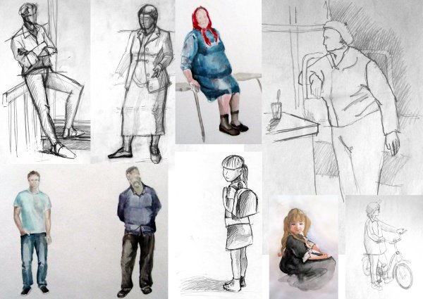 Контрапост фигура человека Академический