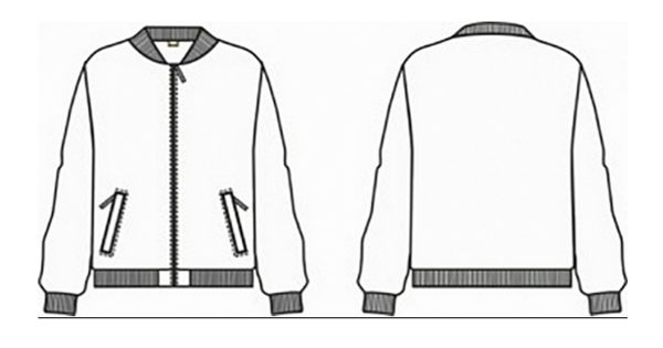 Бомбер макет