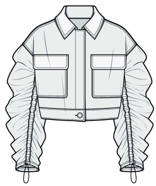 Эскиз мужской куртки