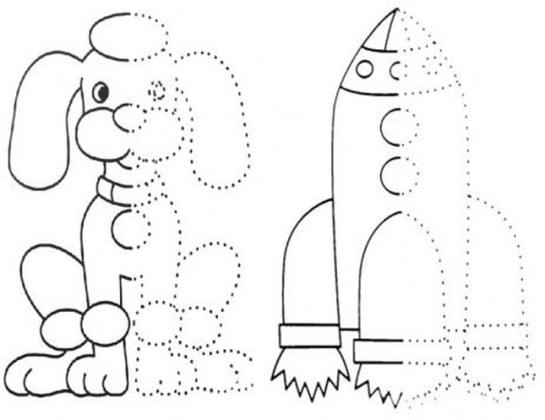 Дорисуй половину