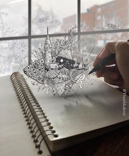 Невероятно детализированные иллюстрации